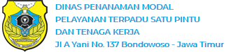 Dinas Penanaman Modal Pelayanan Terpadu Satu Pintu ( DPMPTSP ) dan Tenaga Kerja Kabupaten Bondowoso